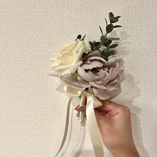 アーティフィシャルフラワー ウエディングブーケ ブートニア