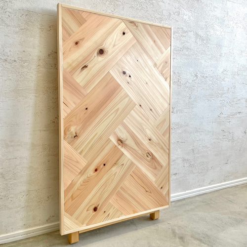 ヘリンボーンテーブル W800×D500 ダイニングテーブル ローテーブル