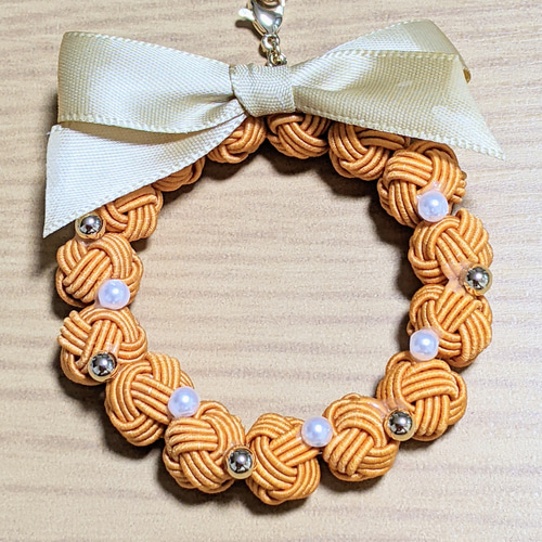 水引ハロウィンリース オレンジ ☆ハロウィン パンプキン かぼちゃ