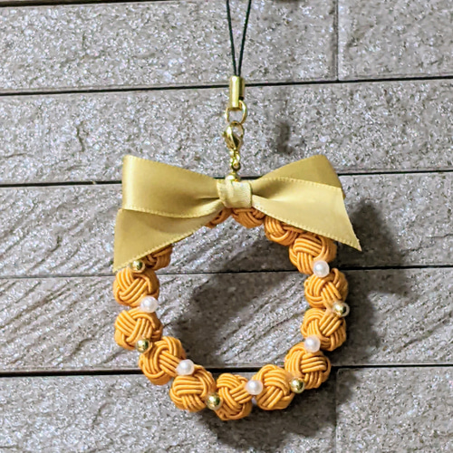 水引ハロウィンリース オレンジ ☆ハロウィン パンプキン かぼちゃ