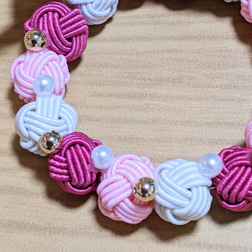 水引パーツ　秋桜　8個 水引パーツ 秋桜 8個