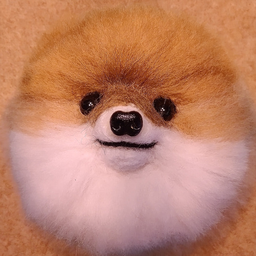 羊毛フェルト ポメラニアン 羊毛フェルト Nukumori 通販