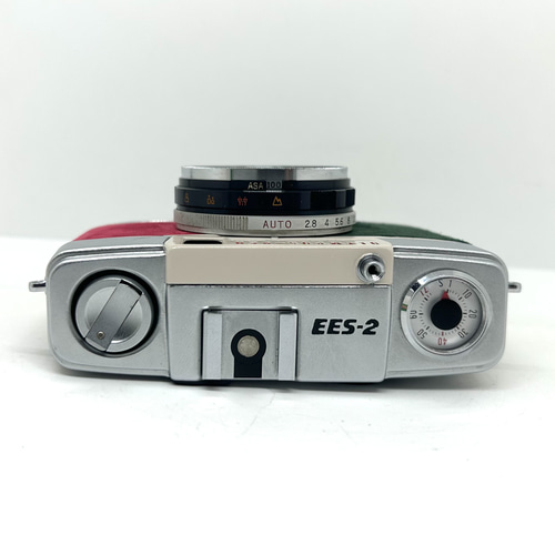 23-136 OLYMPUS PEN-EES-2 （ダークグリーン・レッド）（アイボリー