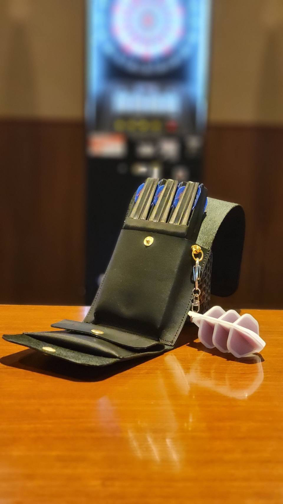 ダーツケースカバー（赤茶×黒） ダーツケース(レッド系)通販 - エスダーツ