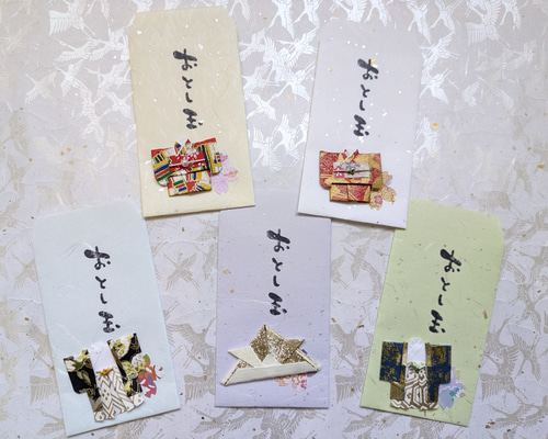 お年玉袋 ポチ袋 封筒 和紙 着物 お年玉 ぽち袋・お年玉袋 Yuu 通販