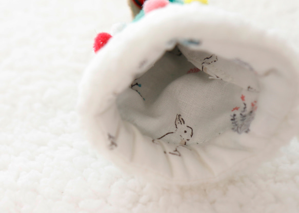 ウサギ用 クリスマス ネック リボン/帽子 14枚目の画像