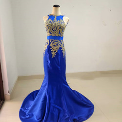青（ブルー） ドレス のおすすめ人気通販｜Creema(クリーマ) 国内最大