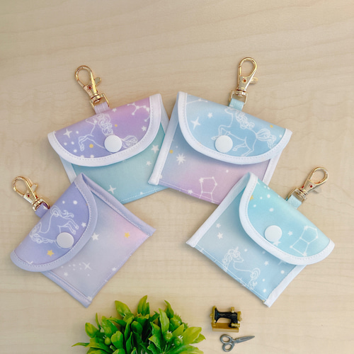 naですBOTトーク入れ　GPS BOTケース　刺しゅう　水色系 GPS BoTケース ワンポイント手刺繍をお探しならお受験専門店