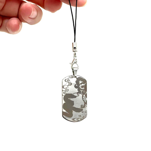 ドッグタグ】深海の怪物デザイン ステンレスネックレス ペンダント