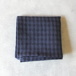 CK   ネイビー チェックハンカチ Calvin Klein チェック柄ハンカチ ネイビー系 カルバンクライン新品