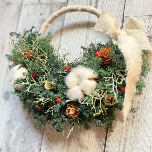 お値下げしました】ウインタークリスマスハーフリース（プリザーブド