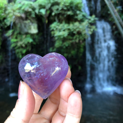 ファントム！虹入り☆ファントムアメジストハート☆瀧川神社にて浄化済み☆45mm☆57g☆No.3 20枚目の画像