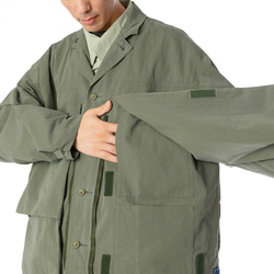 TMCAZ 変形レイヤー マルチポケット ジャケット[グリーン] 変形レイヤー マルチポケット ジャケット 14枚目の画像