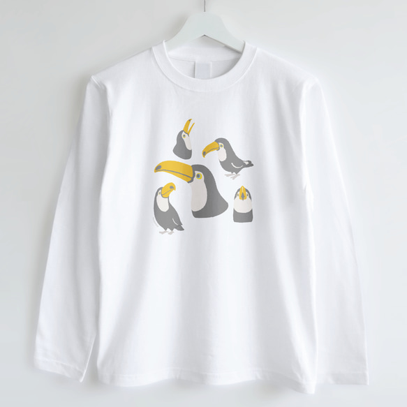 長袖Tシャツ（Simple / オニオオハシ） 2枚目の画像