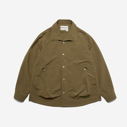 TMCAZ Stand Collar Shirt Jacket[Brown]立領襯衫夾克 第15張的照片