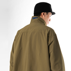 TMCAZ Stand Collar Shirt Jacket[Brown]立領襯衫夾克 第10張的照片
