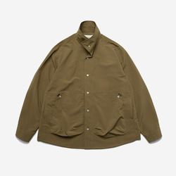 TMCAZ Stand Collar Shirt Jacket[Brown]立領襯衫夾克 第14張的照片