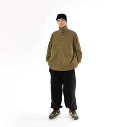 TMCAZ スタンドカラーシャツジャケット[ブラウン] スタンドカラーシャツジャケット 8枚目の画像