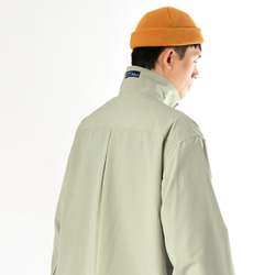 TMCAZ Stand Collar Shirt Jacket[Aqua green]立領襯衫夾克 第9張的照片