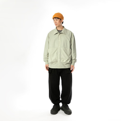 TMCAZ Stand Collar Shirt Jacket[Aqua green]立領襯衫夾克 第8張的照片