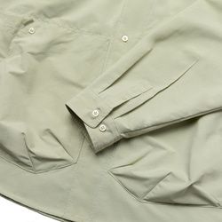 TMCAZ Stand Collar Shirt Jacket[Aqua green]立領襯衫夾克 第18張的照片
