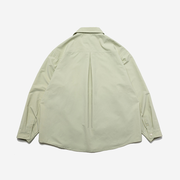TMCAZ Stand Collar Shirt Jacket[Aqua green]立領襯衫夾克 第16張的照片