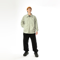 TMCAZ Stand Collar Shirt Jacket[Aqua green]立領襯衫夾克 第5張的照片