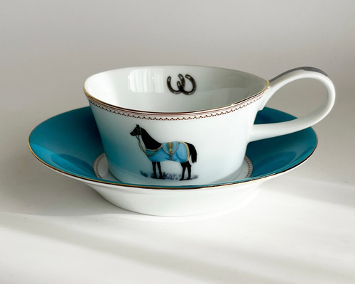  ティーカップ ソーサー ターコイズブルー 51c3f917ee5fa7b16aac11f7e6a6ad