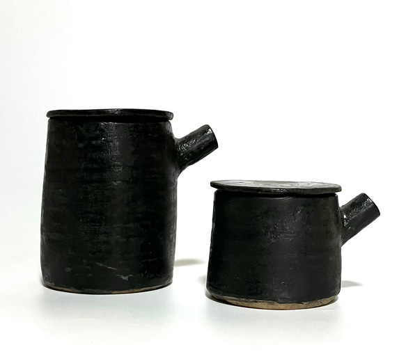 ソースボトル陶器2個セット 3枚目の画像