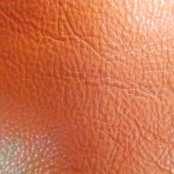 Mカーフ　自然シボの革　#32オレンジ 2枚目の画像