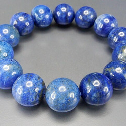 一点物入手困難天然石ラピスラズリ大玉約16mm強数珠ブレスレット811