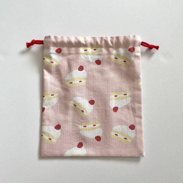 巾着袋 20×18/Strawberry Shortcake 3枚目の画像