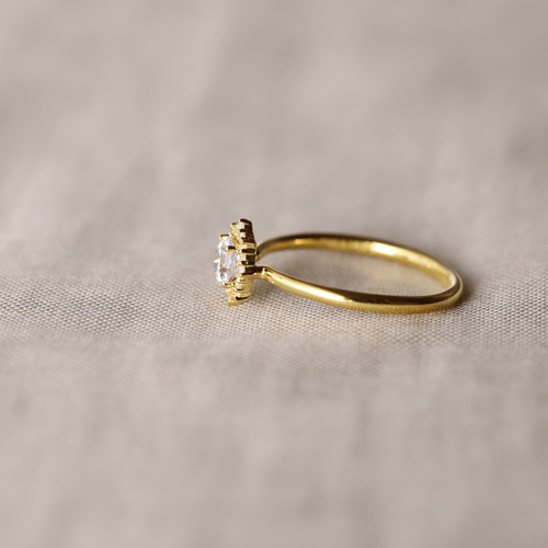 エンゲージリング♡未使用 K18・プラチナ〉エンゲージリング◇ crux 〈クラクス〉0.3ct 婚約指輪