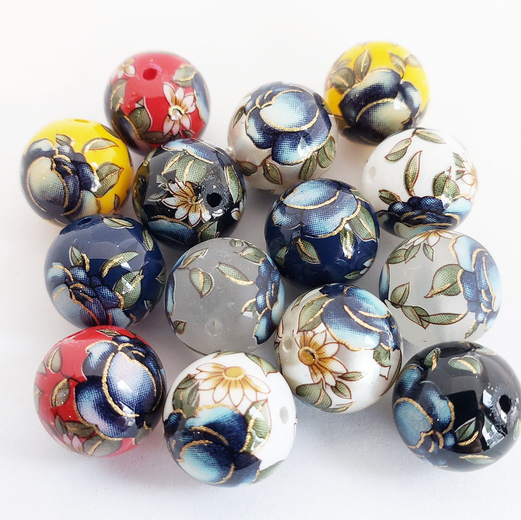 ビションフリーゼ　豪華ファンシービーズアクセサリー付きアクリル画　大判 ビションフリーゼ　豪華ファンシービーズアクセサリー付きアクリル画　大判