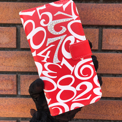 オリジナル　iPhone15手帳型ケースSE3 13 14 数字モード　管理RD 9枚目の画像