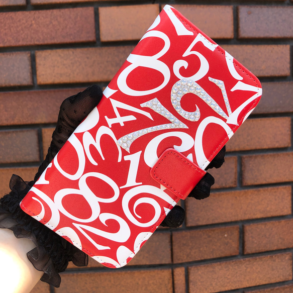 オリジナル　iPhone15手帳型ケースSE3 13 14 数字モード　管理RD 2枚目の画像