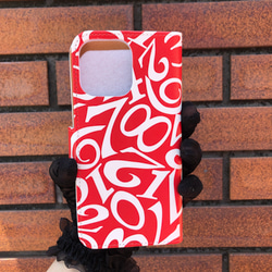 オリジナル　iPhone15手帳型ケースSE3 13 14 数字モード　管理RD 4枚目の画像