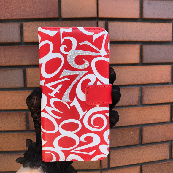 オリジナル　iPhone15手帳型ケースSE3 13 14 数字モード　管理RD 8枚目の画像