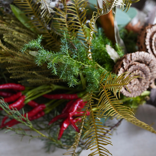 特大クリスマス生スワッグ/生花/特大スワッグ/ドライフラワー 特大クリスマス生スワッグ/生花/特大スワッグ/ドライフラワー