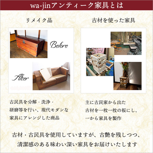 小引き出し 5段 木製 アンティーク ミニチェスト 小物入れ 古材 天然木