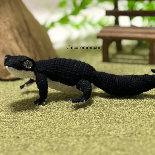 【ブラックナイト】レオパのぬいぐるみ レオパのぬいぐるみ ガチャ ブラックナイト - メルカリ