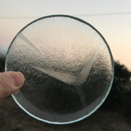 まんまる、昭和型板ガラス 昭和型板ガラス食器 レトロガラス食器色々 マルチトレイ 丸皿