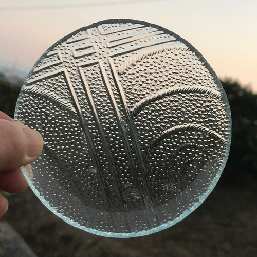 まんまる、昭和型板ガラス まんまる、昭和型板ガラス ガラス板：らんまん｜e-sample.jp