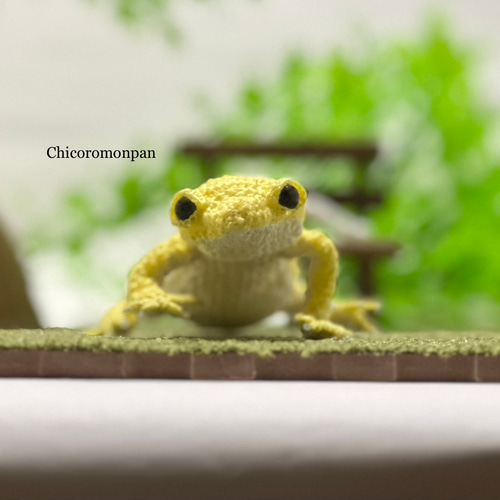 あみぐるみレオパ ヒョウモントカゲモドキ レインウォーター