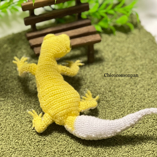 あみぐるみレオパ ヒョウモントカゲモドキ レインウォーター