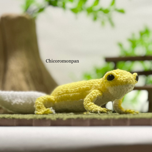 あみぐるみレオパ ヒョウモントカゲモドキ レインウォーターパターン