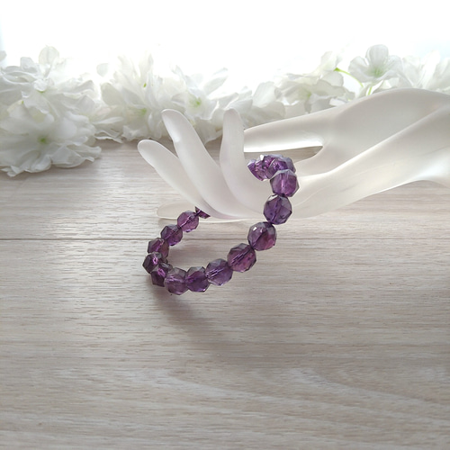 アメジスト スターカット 高品質 ラウンドカット・丸玉カット 【大きさ  