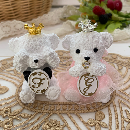 アロマストーン✨イニシャルオーダー♡くまさんの誓い ディフューザー