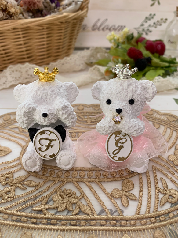 アロマストーン✨イニシャルオーダー♡くまさんの誓い ディフューザー