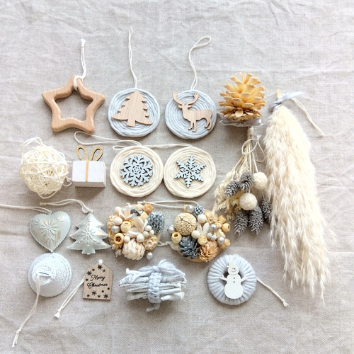 貝殻クリスマスリースオーナメント飾り流木ガーランドハワイピンク